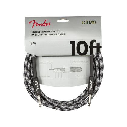 Fender Professional Series Instrument Cable Winter Camo Cavo per strumenti Jack - Jack 3 mt.