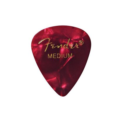 Fender Red Moto 351 Shape Medium Plettro per chitarra