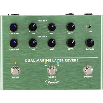 Fender Dual Marine Layer Reverb Effetto a pedale per chitarra