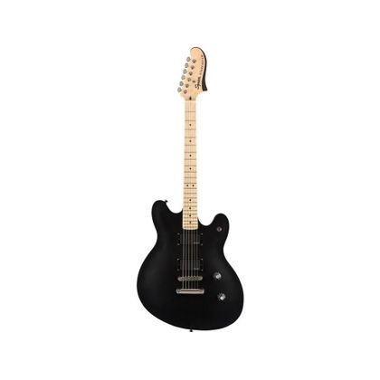 Fender Squier Contemporary Active Starcaster MN Flat Black Chitarra semiacustica