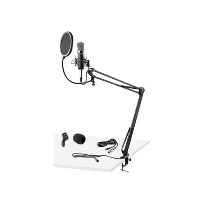 VONYX CMS400 Studio Silver Set microfono a condensatore con accessori