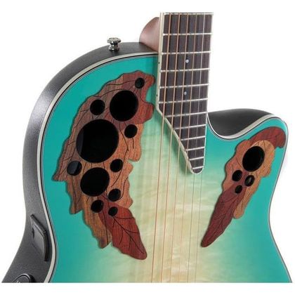 Ovation Celebrity Elite Plus Mid Cutaway Mintburst Chitarra Elettroacustica