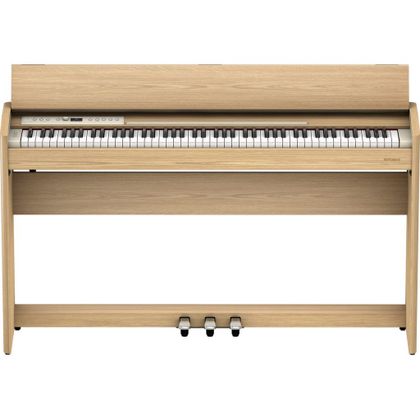 Roland F701 LA Light oak Pianoforte digitale 88 tasti pesati finitura Quercia