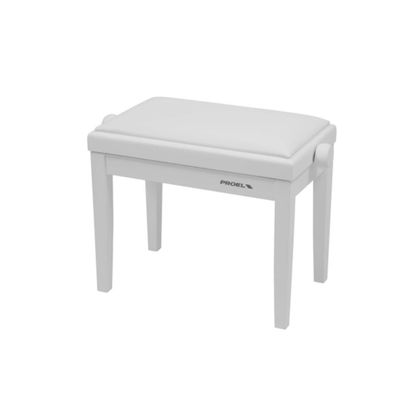 Proel PB90VSWWH PANCA REGOLABILE PIANOFORTE BIANCO SATINATO VELLUTO BIANCO
