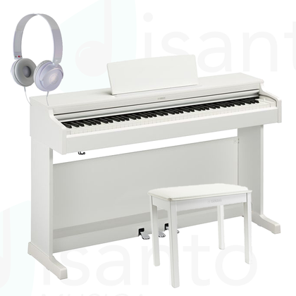 Yamaha YDP165 Arius White Pianoforte digitale Bianco + panca + cuffie