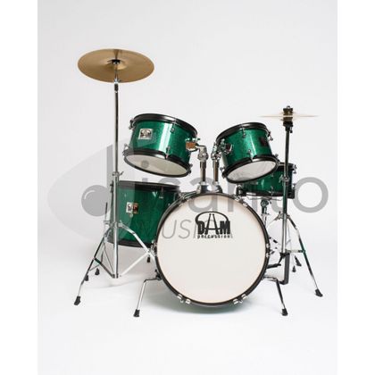 Batteria Acustica Completa - Junior Series 5 pezzi Acid Green