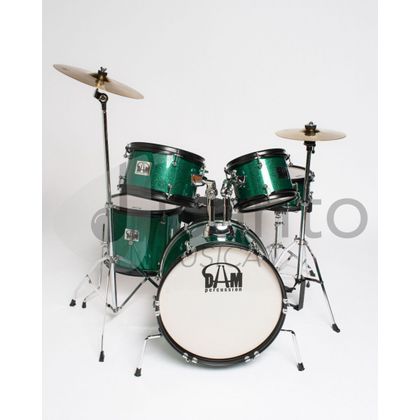 Batteria Acustica Completa - Junior Series 5 pezzi Acid Green