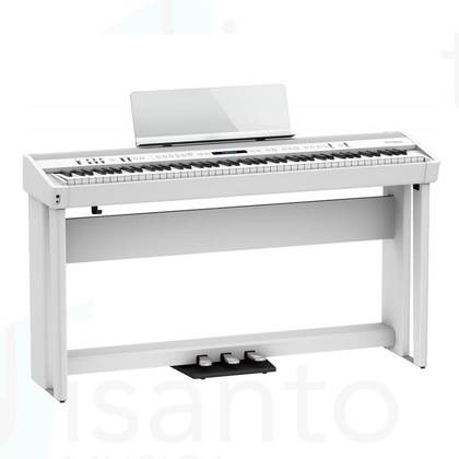 Roland FP90X White Pianoforte digitale 88 tasti bianco con stand e pedaliera