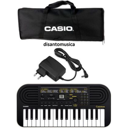 Casio SA-51 + borsa + alimentatore originale Tastiera portatile 32 tasti