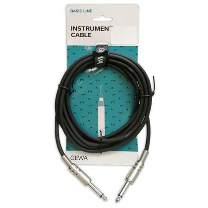 GEWA Cavo basic line per strumenti jack jack 3mt