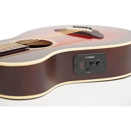 Yamaha APXT2 DRB Dark Red Burst Chitarra acustica amplificata travel rossa