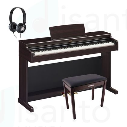 Yamaha YDP165 Arius Rosewood Pianoforte digitale palissandro + panca + cuffie