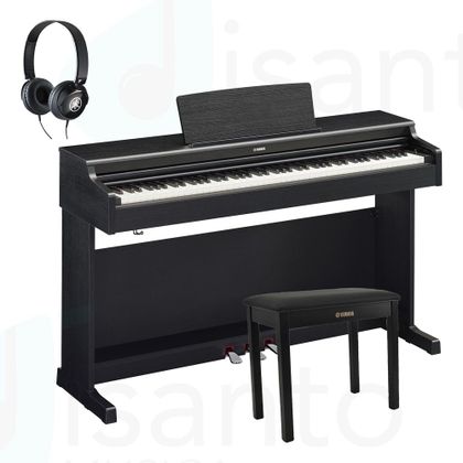 Yamaha YDP165 Arius Black Pianoforte digitale Nero + panca + cuffie