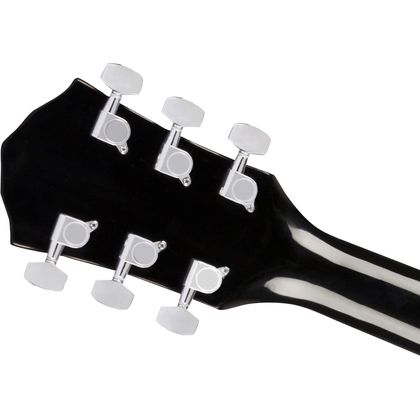 Fender FA125CE Black Chitarra acustica elettrificata nera