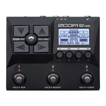 ZOOM G2 FOUR Pedaliera mutlieffetto con Looper, amp-simulator per chitarra