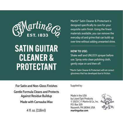 Martin 18A0135 Martin Satin Cleaner Spray per la pulizia di strumenti satinati