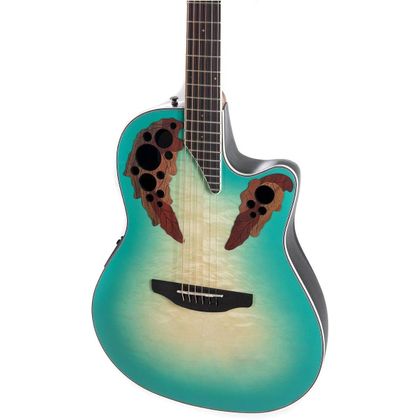 Ovation Celebrity Elite Plus Mid Cutaway Mintburst Chitarra Elettroacustica
