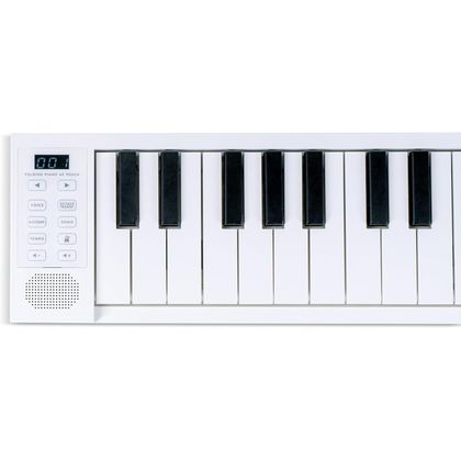 CARRY ON Piano 49 Touch White Pianoforte Pieghevole 49 Tasti Touch