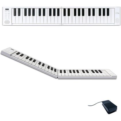 CARRY ON Piano 49 Touch White Pianoforte Pieghevole 49 Tasti Touch