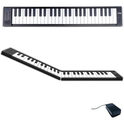 CARRY ON Piano 49 Touch Black Pianoforte Pieghevole 49 Tasti Touch