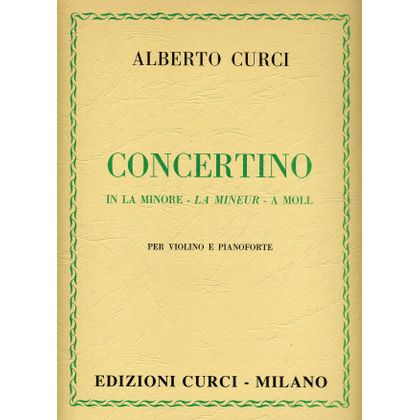 Concertino in La Minore Edizione Curci