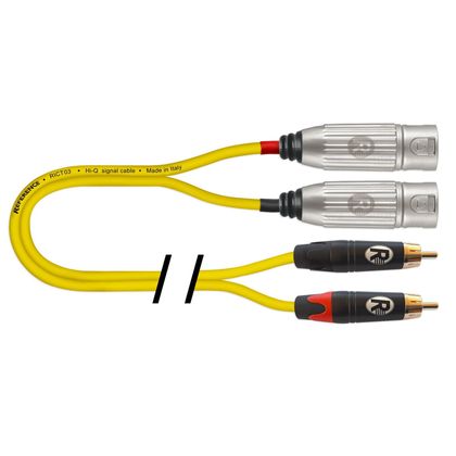 REFERENCE RICT03 YL 2RCA/2XLRM 2mt R Cavo 2 RCA - 2 XLR 