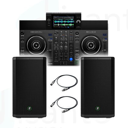 DENON DJ SC Live 2 + MACKIE Thrash 215 Coppia + Cavi