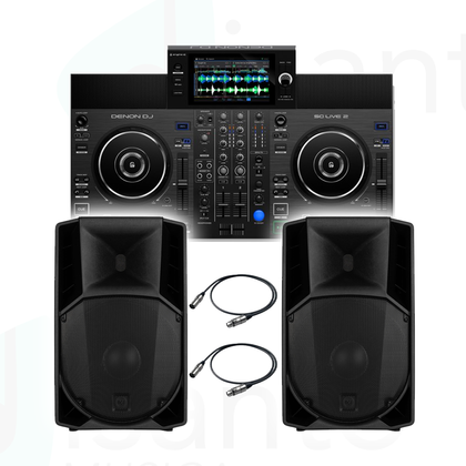 DENON DJ SC Live 2 + RCF ART 715-A Coppia + Cavi