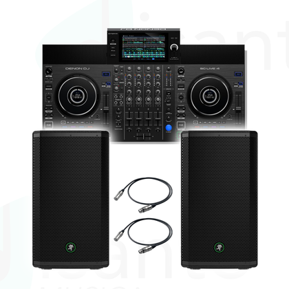DENON DJ SC Live 4 + MACKIE Thrash 215 Coppia + Cavi