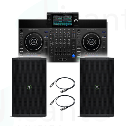 DENON DJ SC Live 4 + Mackie Thump 215 Coppia + Cavi