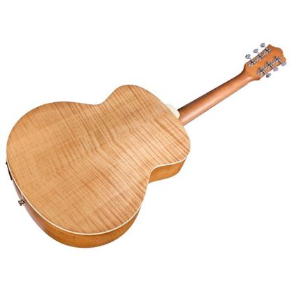 GUILD Jumbo Junior Flame Maple Chitarra acustica elettrificata antique blonde satin