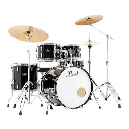 Pearl Roadshow RS525SBC/C31  Jet Black Batteria Acustica 3 con piatti Sabian e Sgabello