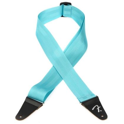 Fender 2" American Professional Seatbelt Strap Miami Blue Tracolla per Chitarra e Basso