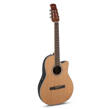 Applause Traditional AB24CC-4S Mid Cutaway Chitarra Classica Con top in Cedro