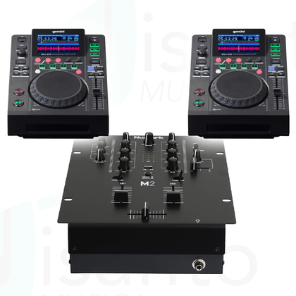 Numark M2 Mixer + 2 Gemini MDJ600