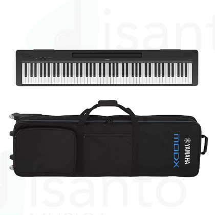 Yamaha “P145” Pianoforte Digitale 88 Tasti Pesati e Borsa con ruote Yamaha