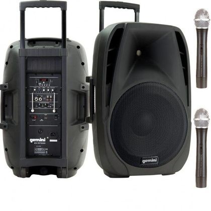 Gemini ES15 To Go Diffusore portatile 15" 800W con bluetooth e microfoni