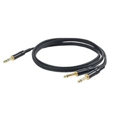 Proel CHLP210LU15 jack stereo 6,3mm - 2x jack mono 6,3mm da 1,5mt