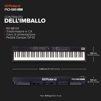 Roland RD-88EX Stage Piano 88 tasti pesati