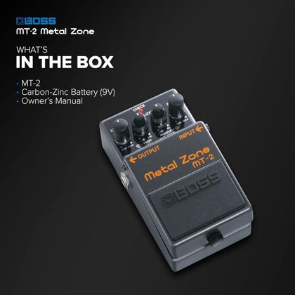 BOSS MT-2 Metal Zone Pedale Effetto Distorsione