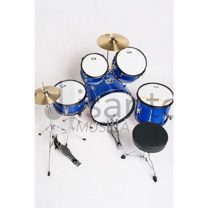 Batteria Acustica Junior 5 pezzi per bambini - Blue