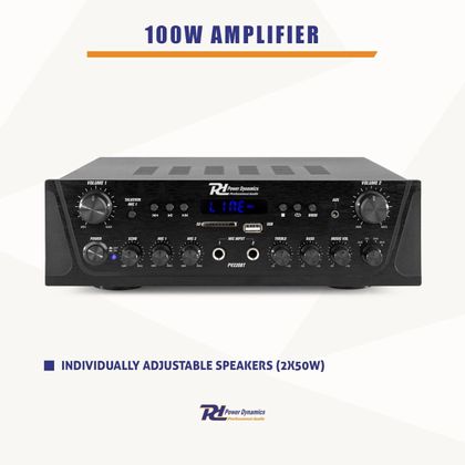 POWER DYNAMICS PV220BT Audio Amplifier System 200W