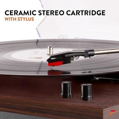 FENTON RP165D Record Player+Sp.BT Darkwood Giradischi