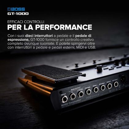 BOSS GT-1000 Processore Effetti per Chitarra