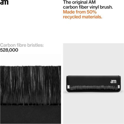 AM CLEAN SOUND Vinyl Brush Spazzola per dischi in vinile