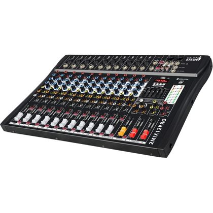 Italian Stage 2MIX12PRO Mixer 12 Canali con USB e Bluetooth