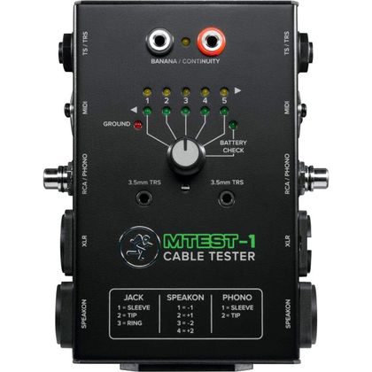 MACKIE MTest-1 Tester per cavi portatile