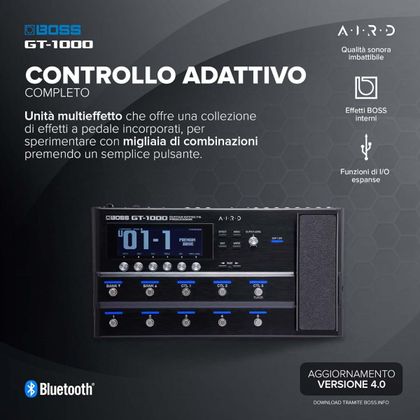 BOSS GT-1000 Processore Effetti per Chitarra