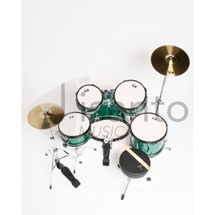 Batteria Acustica Completa - Junior Series 5 pezzi Acid Green