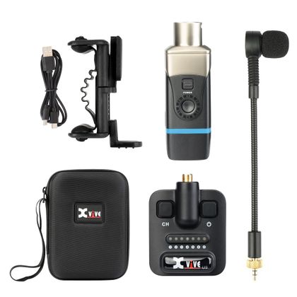 Xvive U9 Sistema Microfonico Digitale Wireless per Violini/Viole